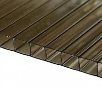 ПОЛИКАРБОНАТ СОТОВЫЙ БРОНЗА 4 мм